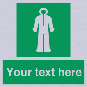 Custom sign safe condition Survival clothing